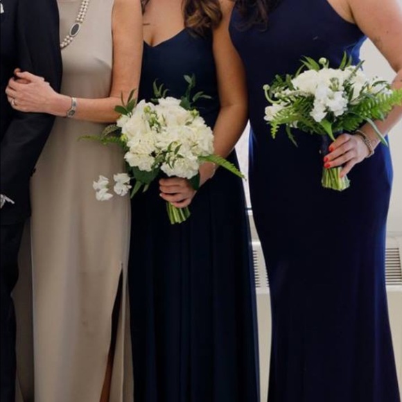 jenny yoo navy bridesmaid dress Jenny Yoo Dress Camille in Navy